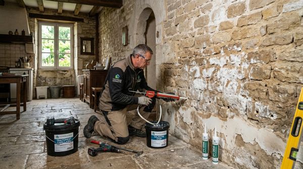 Solutions pour traiter le salpêtre et les remontées capillaires dans le Calvados